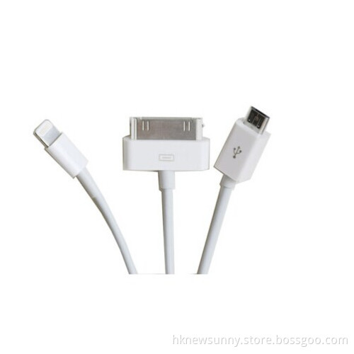3 in 1 USB Cable for iPhone 4 /5 Samsung